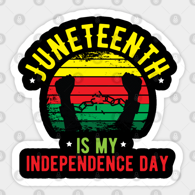 Juneteenth black queen juneteenth flag Sticker by Gaming champion